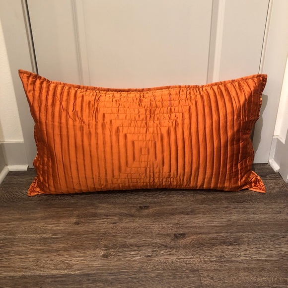 Z Gallerie Accents Orange Decorative Pillow Poshmark